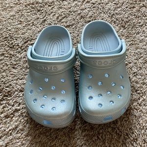 Blue crocs